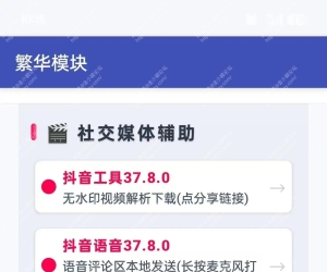 繁华模块2.5.1，番茄小说专业SVIP，抖音无水印下载！