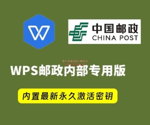 【最强wps】WPS office 2019中国邮政四件套专用版，附带永久激活秘钥，安装即是无限制专业版【238M】