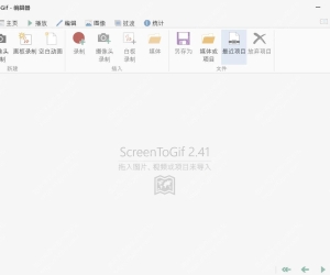 GIF录制软件 | ScreenToGif v2.43.1 中文绿色版
