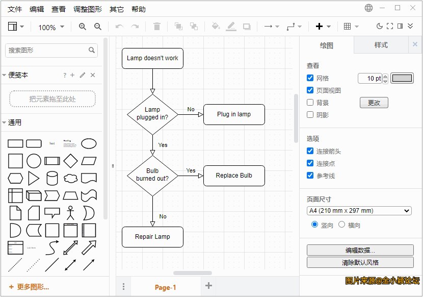 开源免费流程图绘制工具 Draw.io Desktop 24.4.0 + x64 中文多语免费版