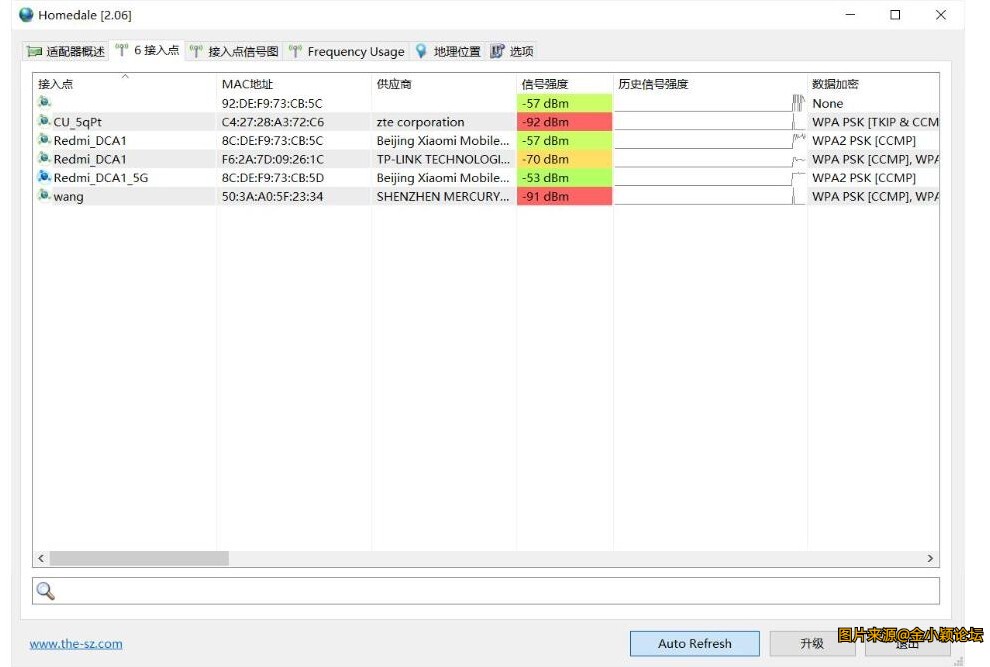 无线wifi信号检测Homedale v2.130绿色版